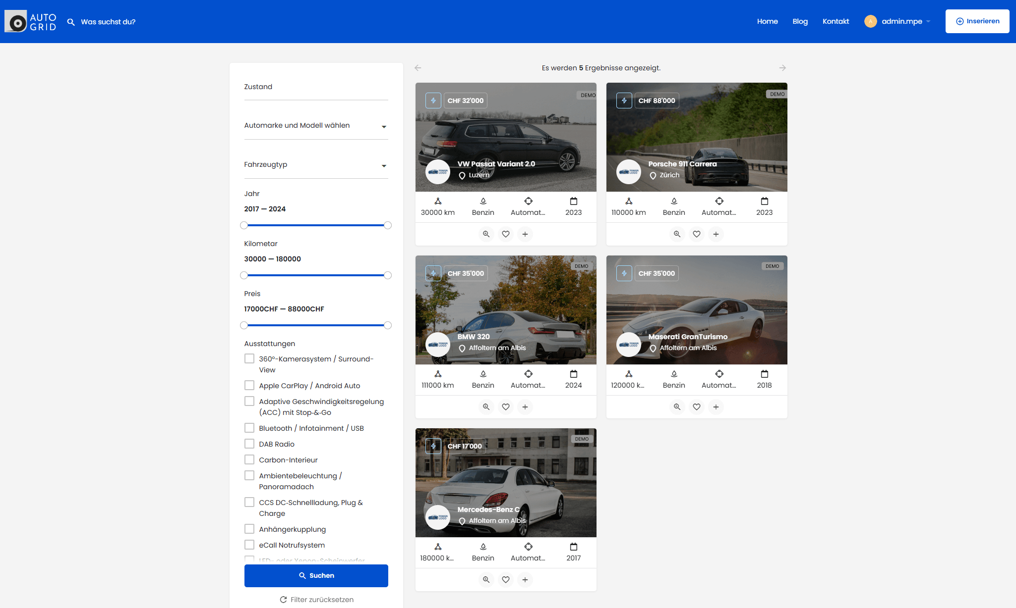 Autogrid.ch – Die einfachste Plattform, um dein Auto in der Schweiz zu verkaufen