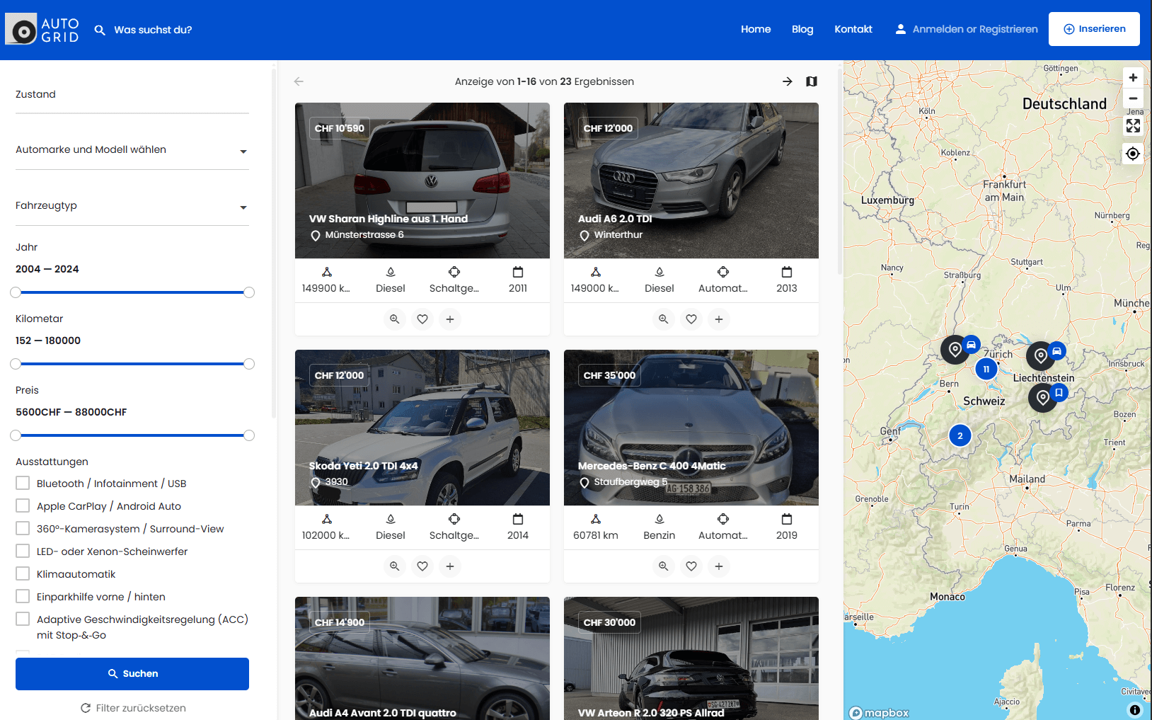 Auto online kaufen – So finden Sie Ihr Traumauto auf Autogrid.ch